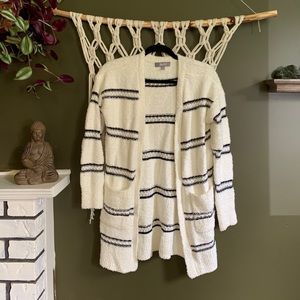 Super soft and fuzzy cardigan sweater